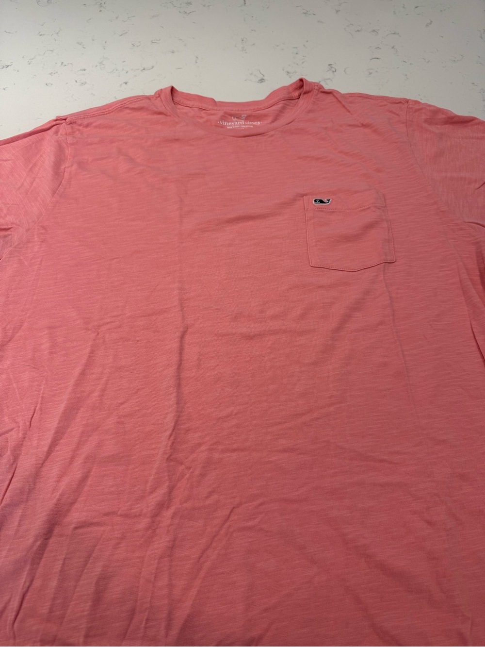Vineyard Vines Short Sleeve Pocket Tee - Coral